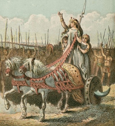 Boadicea és serege alkotó: English School