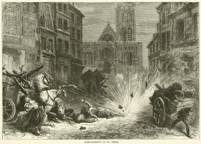 St Denis bombázása, 1870. december alkotó: English School