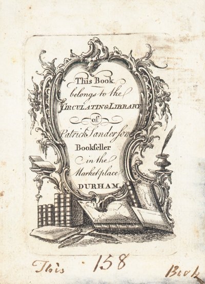 Könyvtányér, Patrick Sanderson alkotó: English School