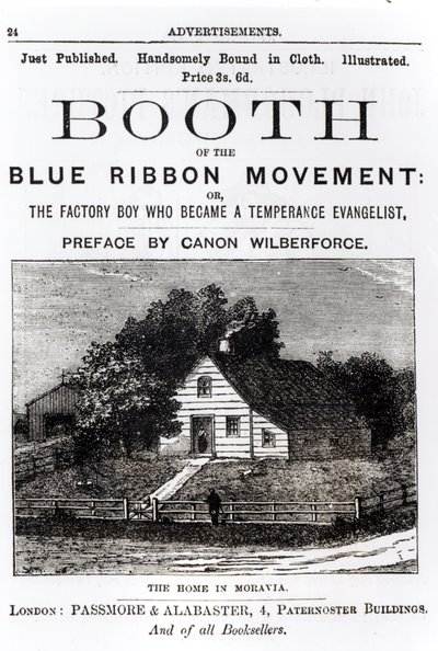 Booth of the Blue Ribbon Movement, 1883 alkotó: English School