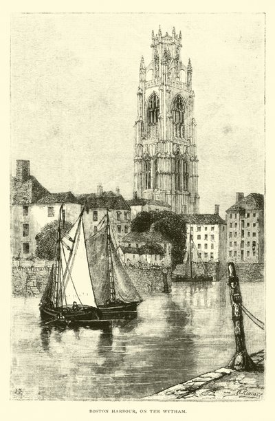 Boston Harbour, a Wytham alkotó: English School