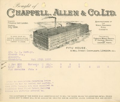 Megvásárolták a Chappell Allen & Co Ltd-től alkotó: English School