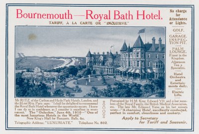 Bournemouth - Royal Bath Hotel alkotó: English School