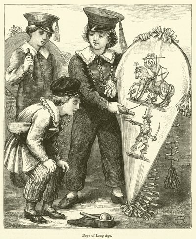 Réges-régi fiúk (metszet) alkotó: English School