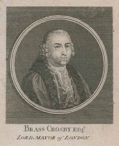 Brass Crosby, London főpolgármestere 1765 alkotó: English School