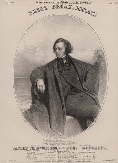 Szünet Szünet Szünet! szerző: Tennyson (színes litho) alkotó: English School