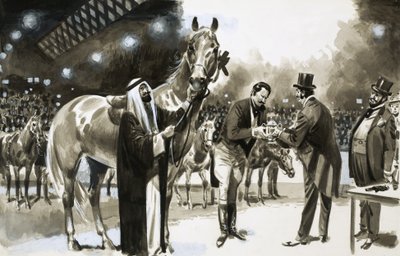 Brian Hughes sikeresen átverte a New York Horse Show-t 1907-ben alkotó: English School