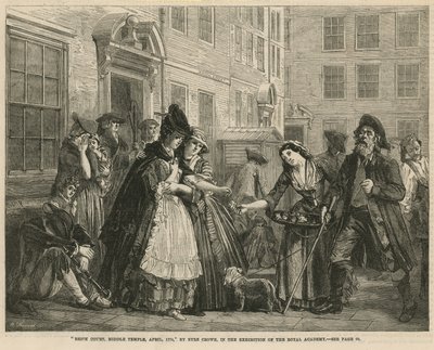 Téglás udvar a Középső Templomban alkotó: English School