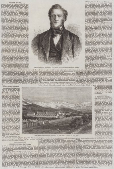 Brigham Young (metszet) alkotó: English School
