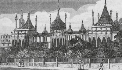 Brighton Pavilion (metszet) alkotó: English School