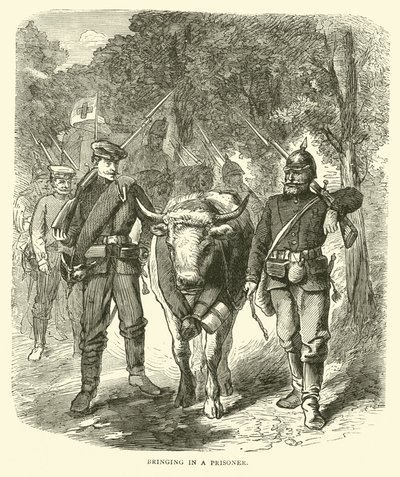 Fogoly behurcolása, 1870. szeptember alkotó: English School