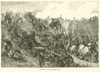 A porosz fegyverek felhozatala, 1870. augusztus alkotó: English School