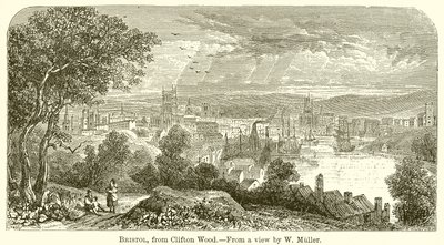 Bristol, a Clifton Wood-tól alkotó: English School