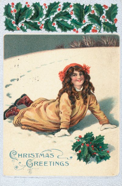 Brit karácsonyi kártya alkotó: English School