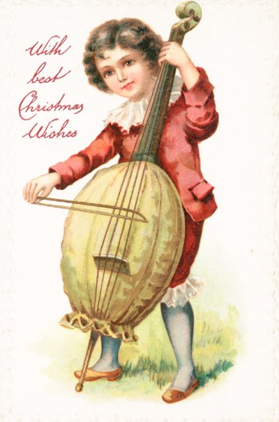 Brit karácsonyi kártya alkotó: English School