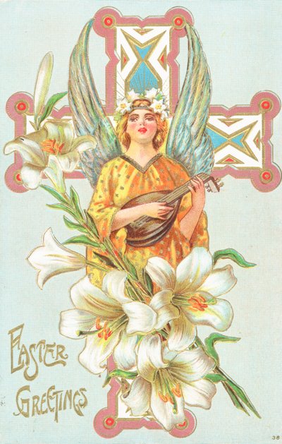 Brit húsvéti üdvözlőlap alkotó: English School