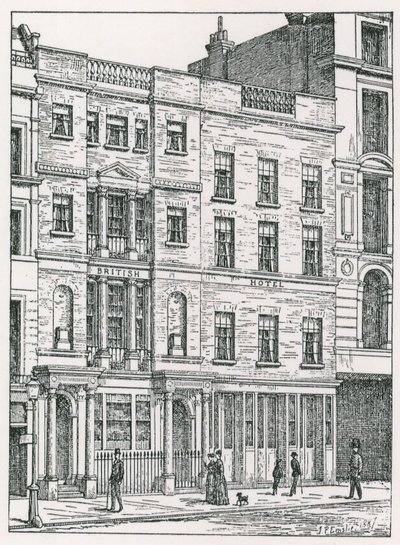 British Hotel, Cockspur Street, London alkotó: English School