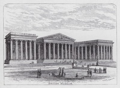 British Museum (metszet) alkotó: English School