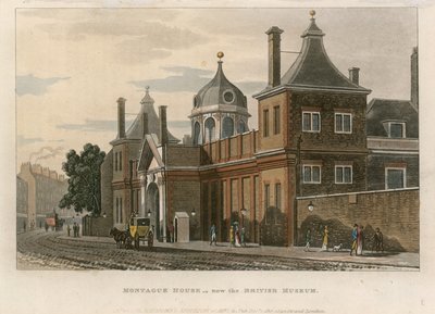 British Museum a Montague House-ban alkotó: English School