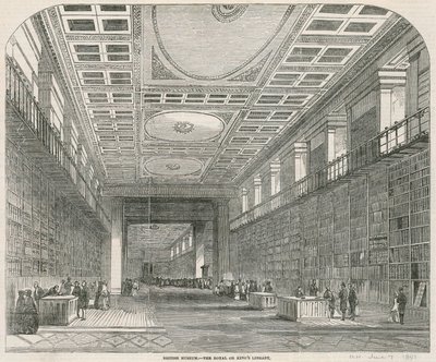 British Museum, a Royal vagy Kings Library alkotó: English School