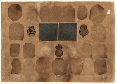 Brit adóbélyegek, 1765 körül alkotó: English School