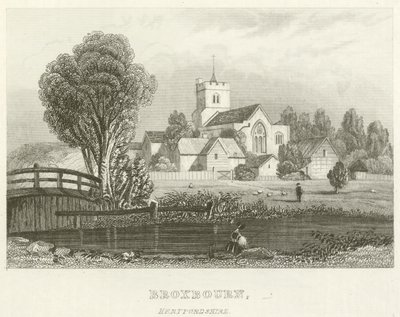 Broxbourne, Hertfordshire (metszet) alkotó: English School