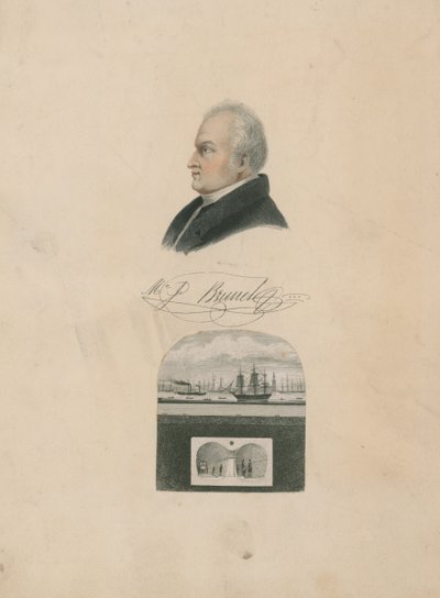 Brunel és a Temze alagút egy szakasza alkotó: English School
