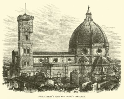 Brunelleschi kupolája és Giotto Campanile-je alkotó: English School