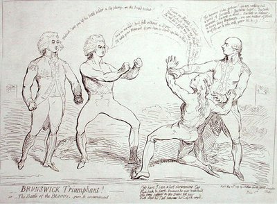 Brunswick Diadalmas! J. Aitken adta ki 1789-ben (rézkarc) alkotó: English School