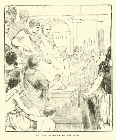 Brutus elítéli fiait alkotó: English School