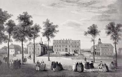 Buckingham-ház, 1750 alkotó: English School