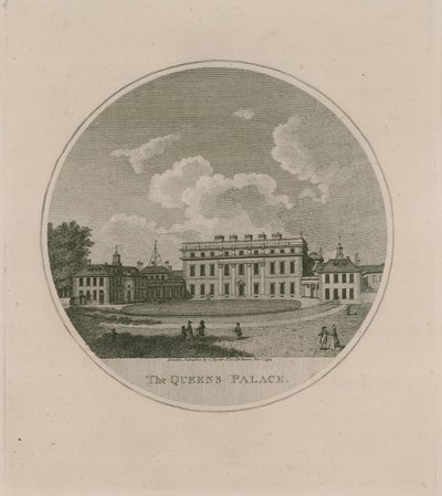 Buckingham House, a Queens Palace alkotó: English School