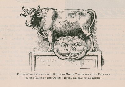 Bull and Mouth, Queens Hotel, St Martin Le Grand alkotó: English School