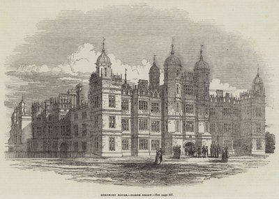 Burghley ház, északi front (metszet) alkotó: English School