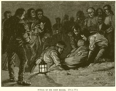Begräbnis von Sir John Moore von English School