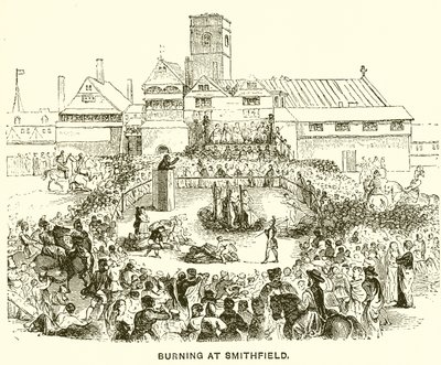 Égő Smithfieldben alkotó: English School
