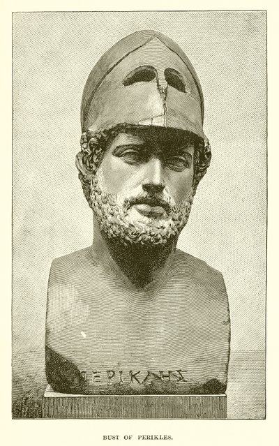 Periklész mellszobra alkotó: English School