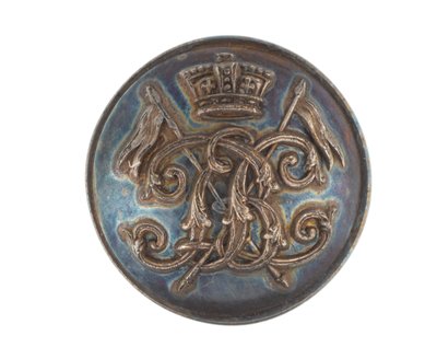 Button, 9. bengáli lándzsás ezred, 1901 előtt alkotó: English School
