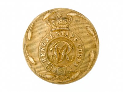 Button, bengáli hadtest, 1861-1876 alkotó: English School