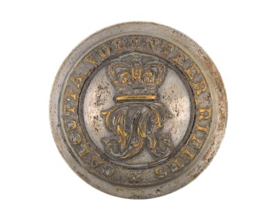 Button, Calcutta Volunteer Rifles, 1901 előtt alkotó: English School