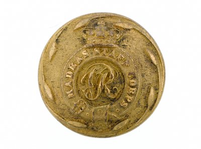 Button, Madras törzsi hadtest, 1861-1876 alkotó: English School