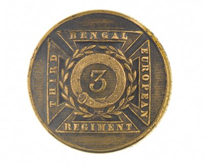 Button, tiszt, 3. bengáli európai ezred, 1854-1861 alkotó: English School