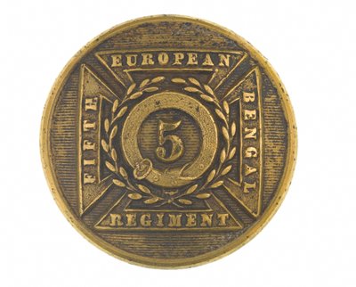 Button, tiszt, 5. bengáli európai ezred, 1858-1860 alkotó: English School
