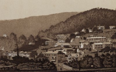 Buxton: Matlock Bath (litho) alkotó: English School