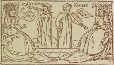 C37 d.47 bi.fii John Knox és Christopher Goodman Mark skót királynőt üldözik alkotó: English School