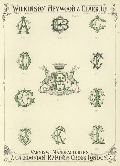 CA, CB, CC, CD, CE, CF, CG, CI, CJ, CK, CL alkotó: English School