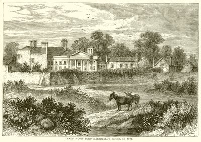 Caen Wood, Lord Mansfields House, 1785-ben alkotó: English School