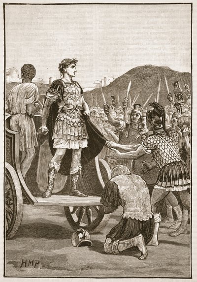 Caesar a Campus Martius elégedetlen légióihoz szól alkotó: English School