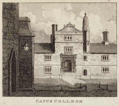 Caius College, a Cambridge-i Egyetem része alkotó: English School