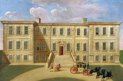 Calke Hall, Derbyshire, Sir Henry Harpur székhelye, Baronet, 1734 körül alkotó: English School